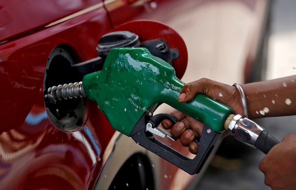 petrol sales decline