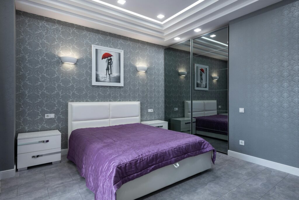 A Gray bedroom